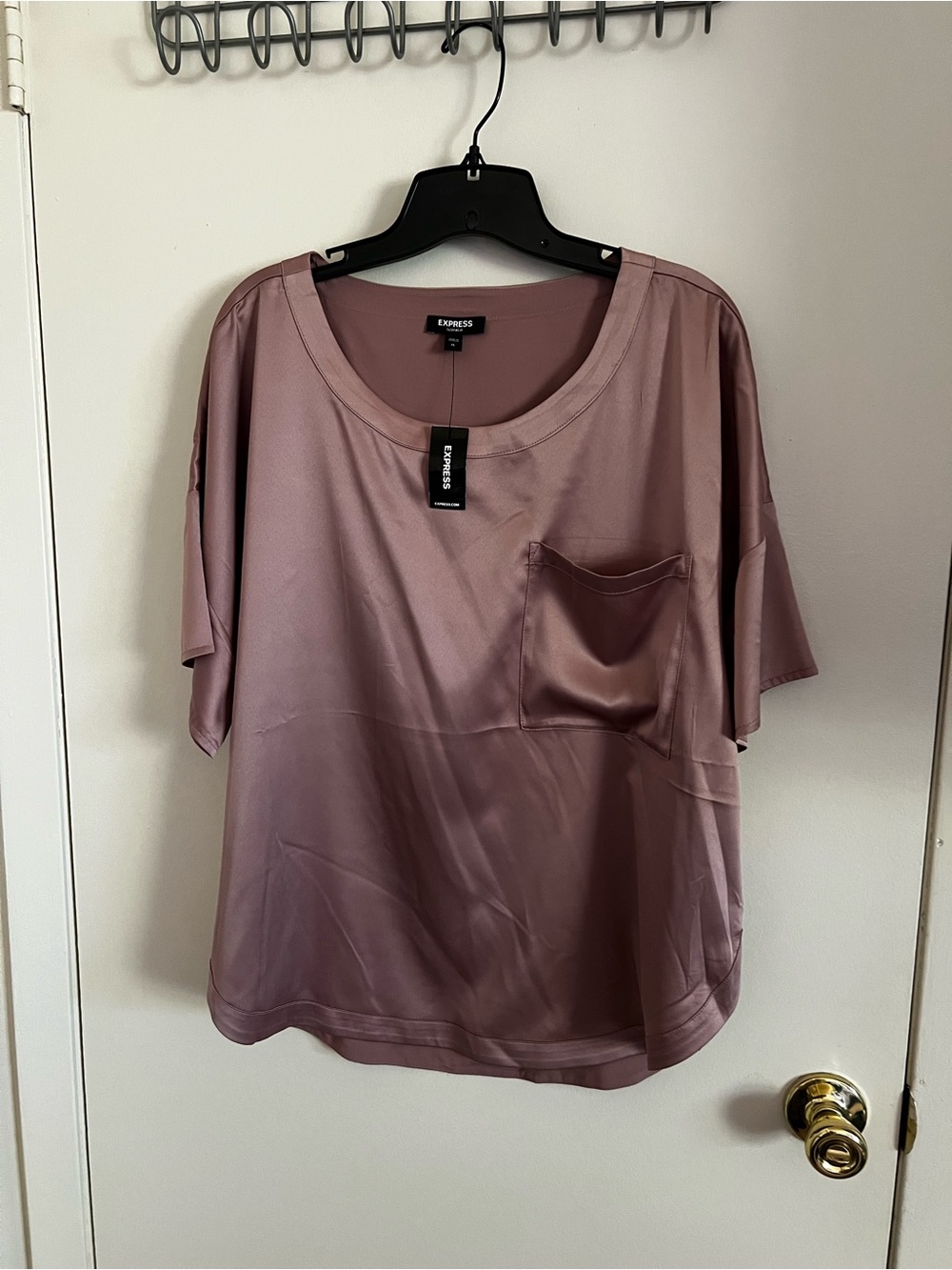 Express Dusty Rose Top - Blush Pink
